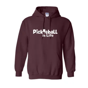 Pickleball Is Life | Unisex Hoodie Pickleball Sweatshirt | 50% Cotton 50% Polyester