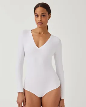 Suit Yourself Long Sleeve Thong Bodysuit